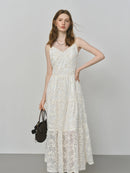 French Heavy Embroidery Floral Layered Strap