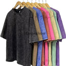 Men Cotton Loose Crew Neck Oversized T-shirt