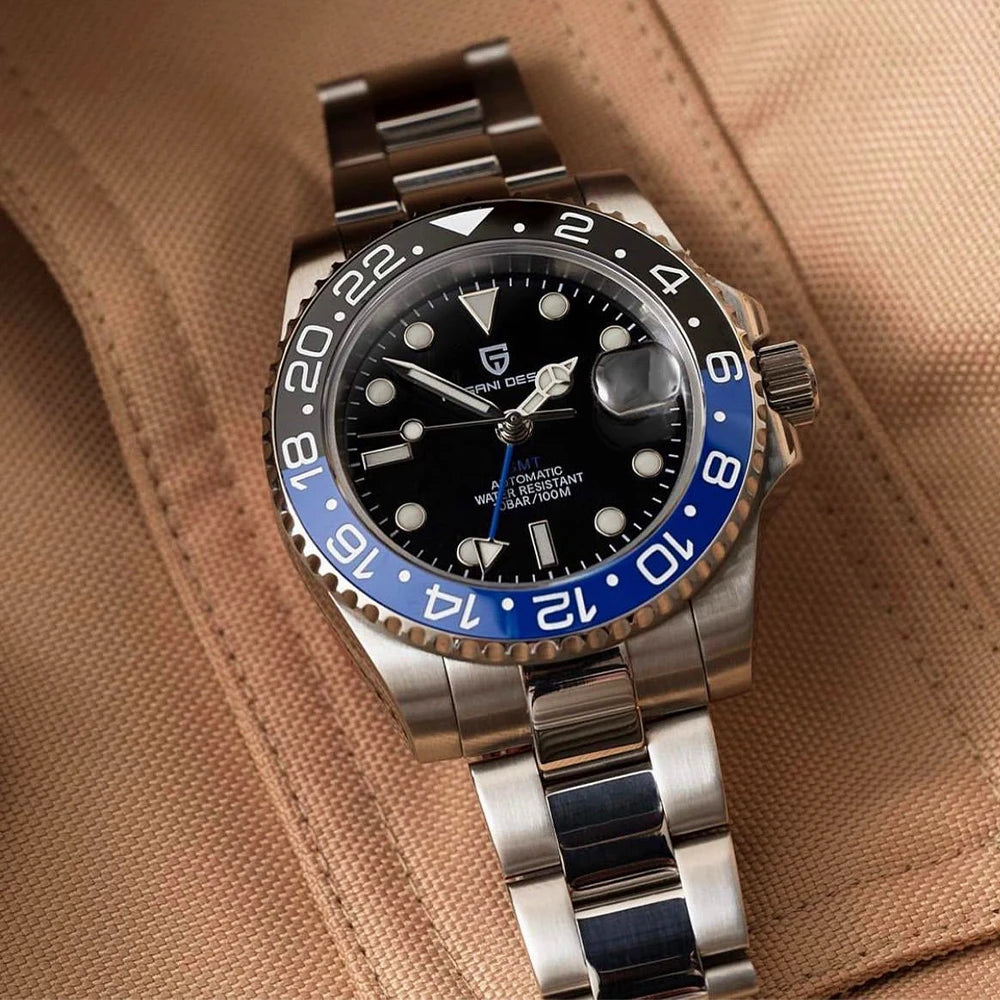 New Luxury Left Crown Mens Watches