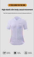 Women's cycling sportswear seamless fit short jersey