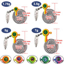 Fishing Jig Head Hooks with Spinner