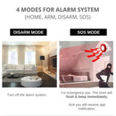 Tuya Smart WIFI Wireless Security Alarm System Alarm Kit Home Burglar Motion Door Sensor Compatible Google Home Alexa