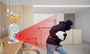 Tuya Wifi Home Security Alarm System Or 433MHz Wireless Receiver Smart Welcome Ding Dong Chime Ringtone PIR Motion Detect Device