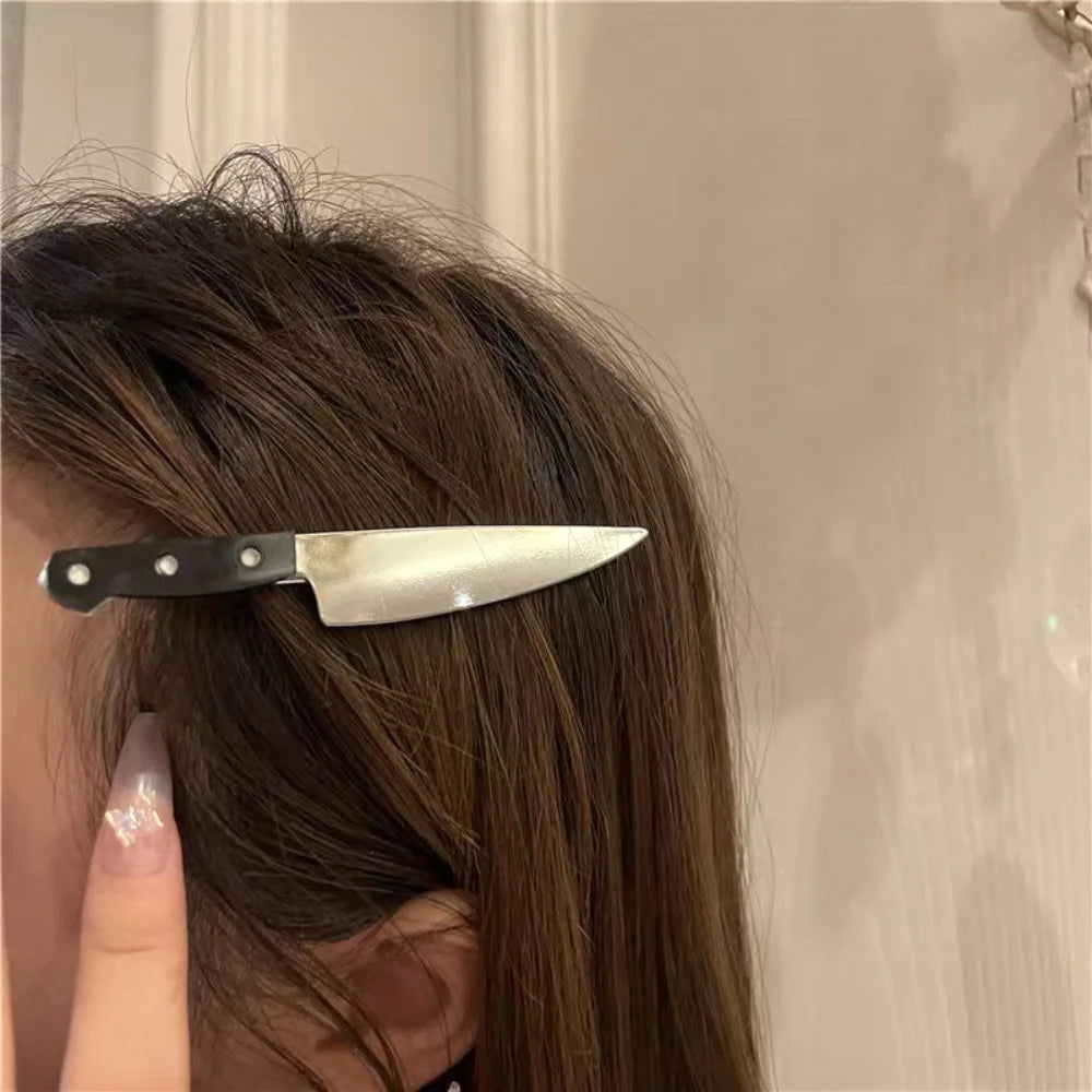 2pcs Knife Hair Clips