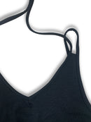 Geometry Curvy Hem Cami Dress, Sexy Sleeveless Spaghetti Strap Loose Maxi Dress, Women's Clothing
