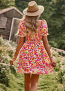 Women's Flower Print Dress