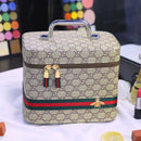 Leather cosmetic case