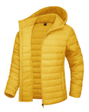TACVASEN Winter Hooded Puffer Jacket Womens Quilted Warm Coats Casual Windbreaker Waterproof Padded Lightweight Outdoor Outwear