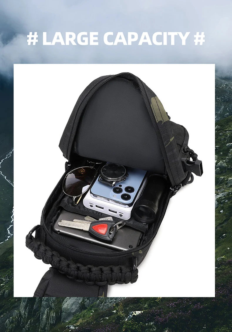 Men's Camping Chest Bag