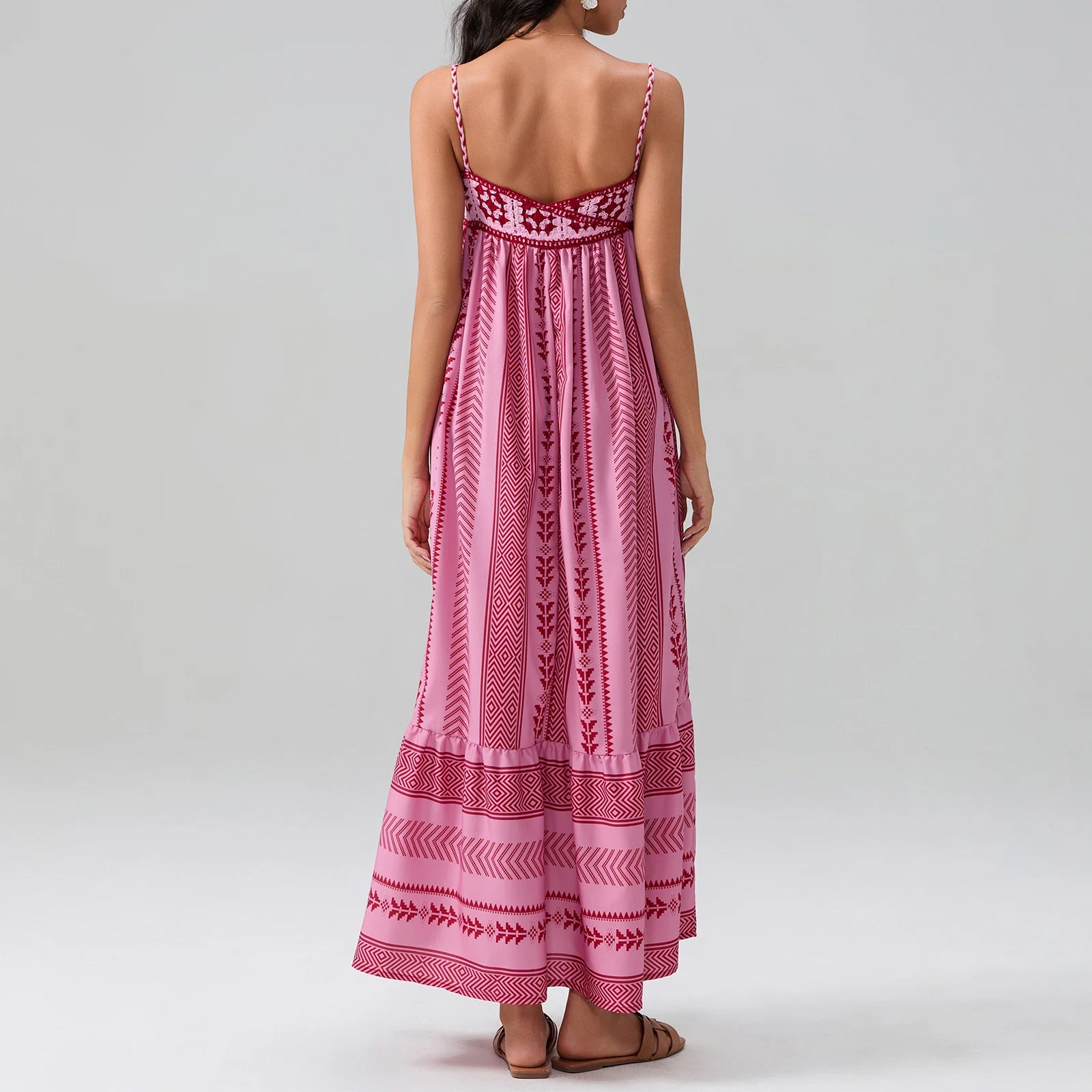 Women Sleeveless Flowy Dress