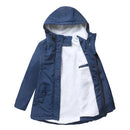 Women's Warm Hooded Parkas, Thick Plush Coats, Female Mid-Long Cotton Jacket, Winter Outwear, Big Size, S-5XL