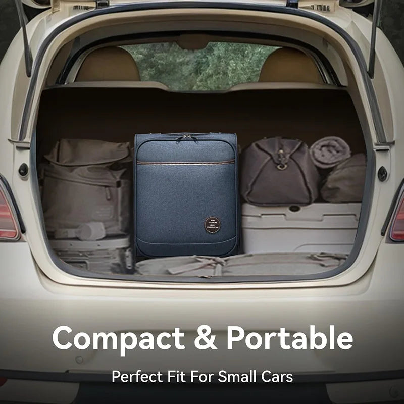 15 Inch Rolling Trolley Suitcase