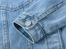 Denim Woman Jacket Winter 2024 Oversize Jean Jacket Long Sleeve Turn-down Collar Female Outerwear Fall Loose Korean Fashion
