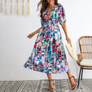 Women's Spring Floral Print Dress