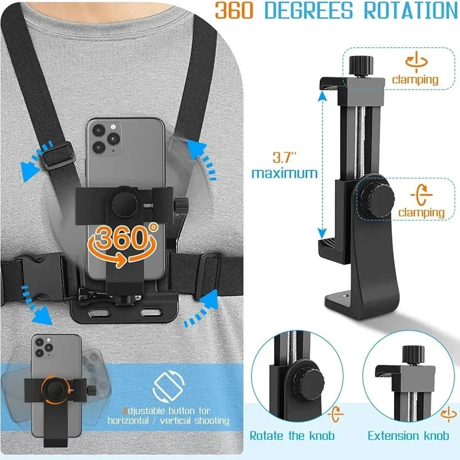Action Camera Chest Harness