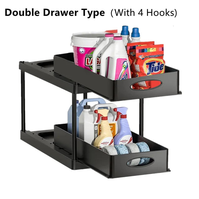 Black Double Pull / 2-tier