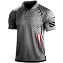 1776 Independence Day Military Polo Shirt Men T-shirt