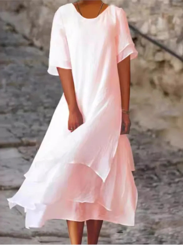 Women's Spring Long Irregular Dress