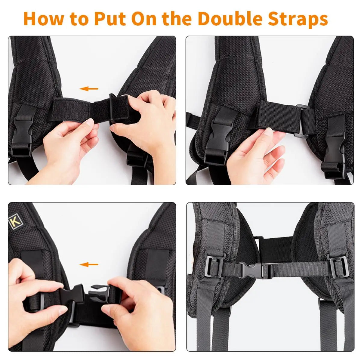 Double Shoulder Camera Strap
