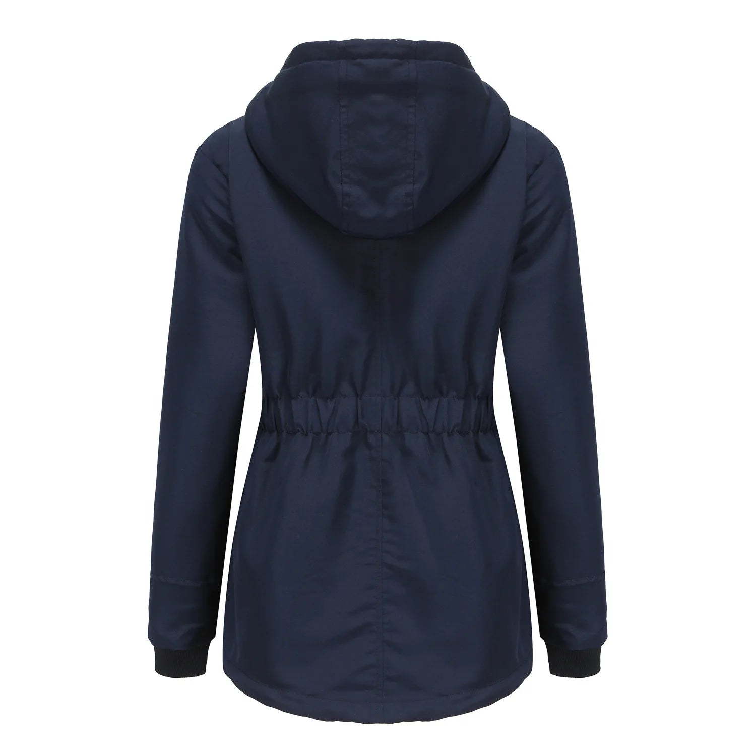 Women's Warm Hooded Parkas, Thick Plush Coats, Female Mid-Long Cotton Jacket, Winter Outwear, Big Size, S-5XL