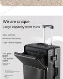 20 inch Aluminum Boarding Box Front Opening Suitcase