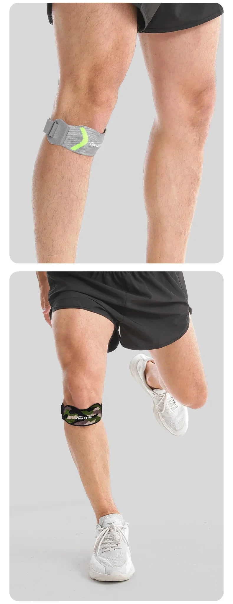 New Knee Outdoor Cycling Breathable Shock Absorber Basketball Protector Pressure Sports Patella Belt