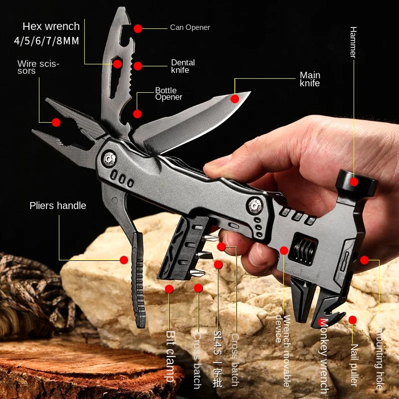 Multi-functional Claw Hammer Pliers