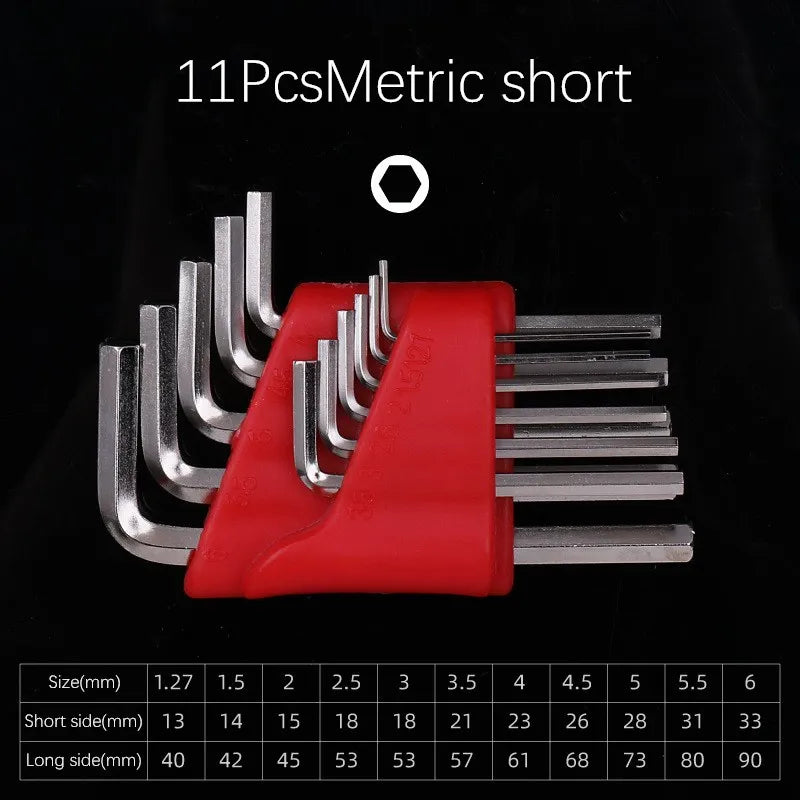 11Pcs Metric short