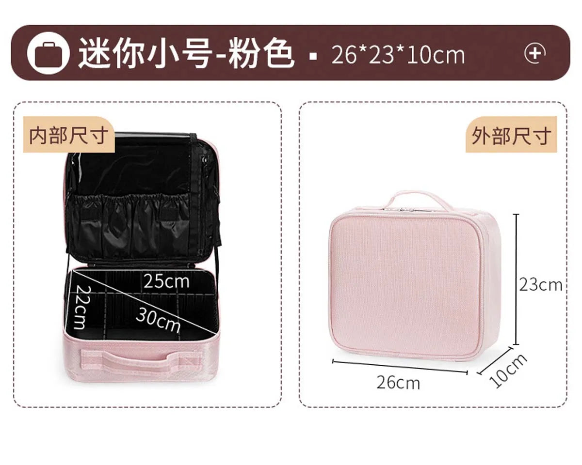 large capacity makeup bag