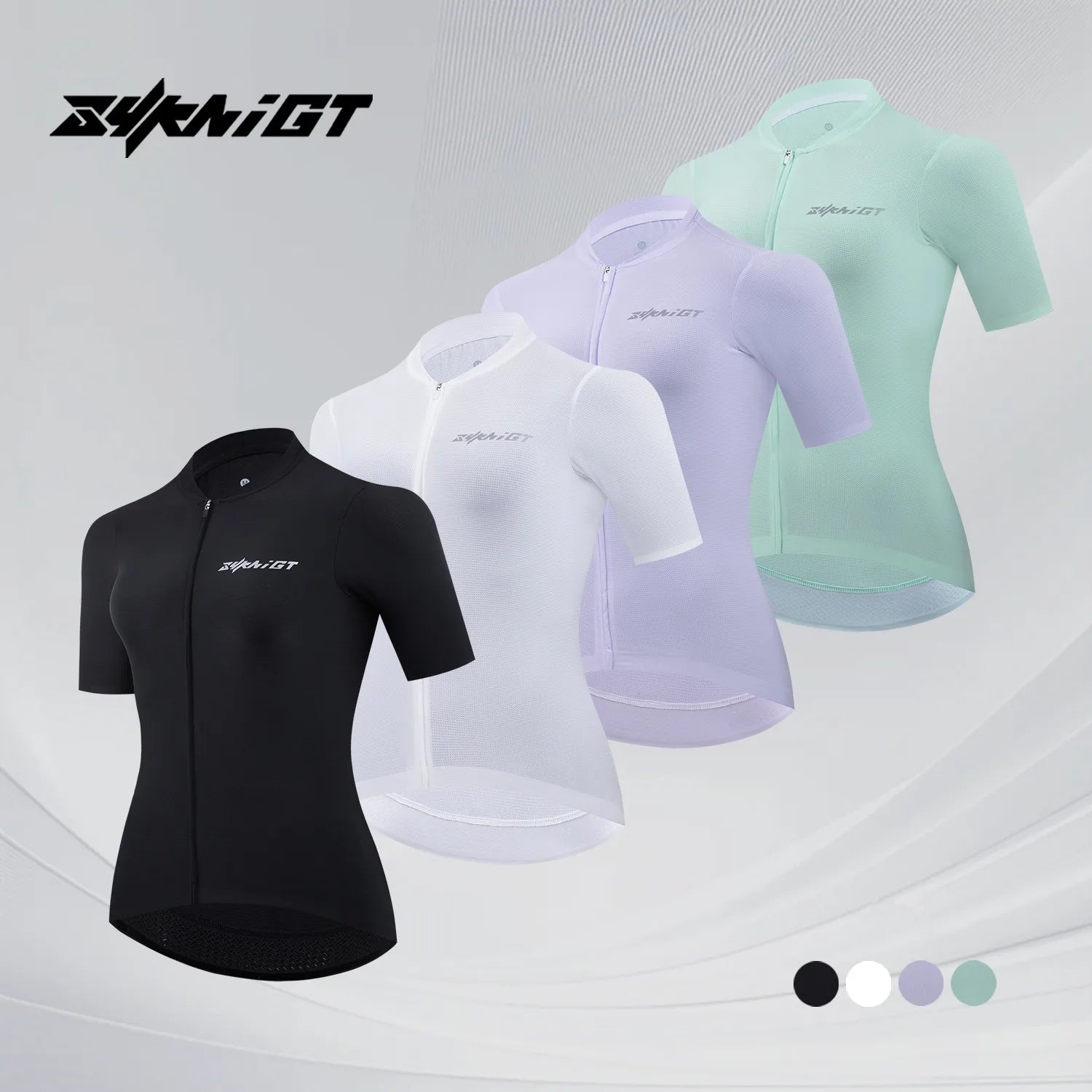 Women's cycling sportswear seamless fit short jersey