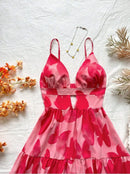Women Sleeveless Backless Mini Dress