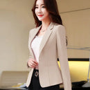 Korean Women's Fit and Tailored Blazer Jacket for Spring and Autumn Office Lady OL Casual Business Suit for Women Trendy Style