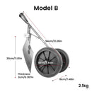 3 in 1 Multifunctional 2Wheels Power-assisted Weeding Scarifying Hoes