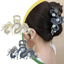Blue Dragon Hairpin With Pearl Hair Claw