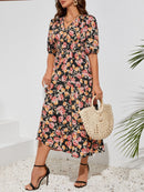 Women's Spring Floral Print Dress
