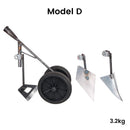 3 in 1 Multifunctional 2Wheels Power-assisted Weeding Scarifying Hoes
