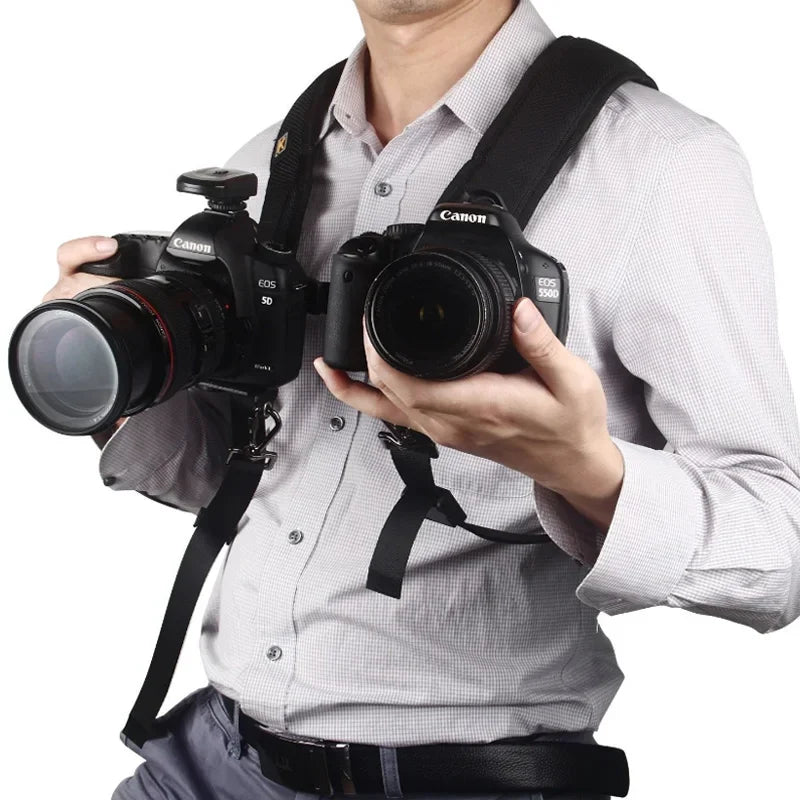 Double Shoulder Camera Strap