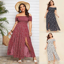 Women Plus Size Floral Dress
