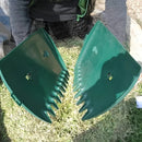 Handheld gardening rake