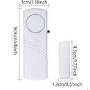 2pcs/1set-Wireless Door Window Magnetic Sensor