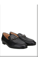 New Style Men's Loafers with Rhinestone Buckles for Weddings and Parties Handmade Genuine Leather Smoking Shoes
