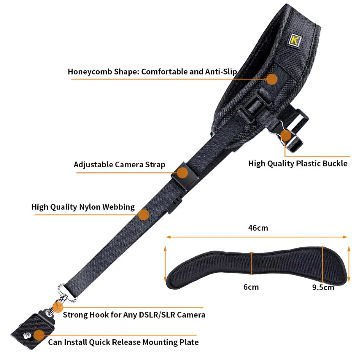 Double Shoulder Camera Strap