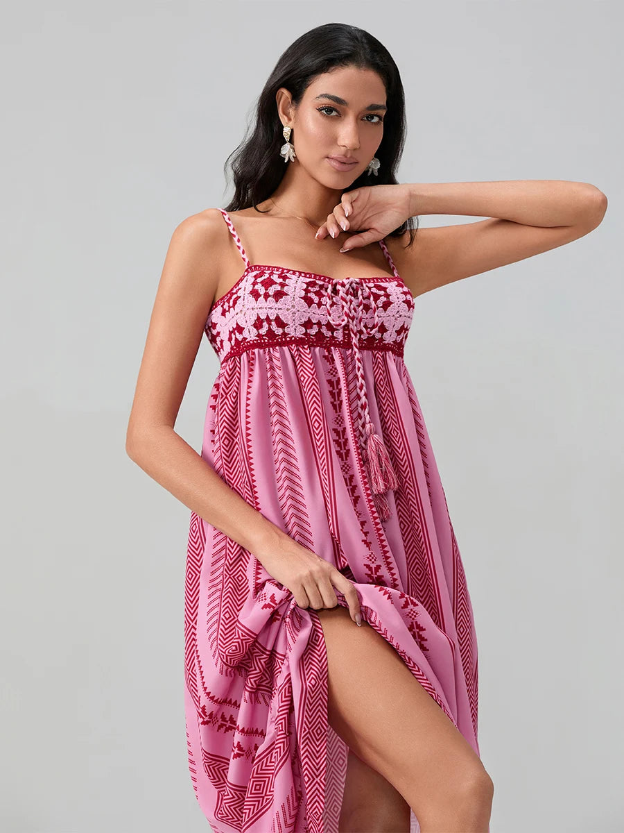 Women Sleeveless Flowy Dress