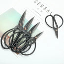Classical style iron forging flange scissors