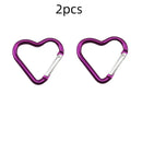 Heart Shape Keychain Clip
