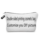Initials Flower Cosmetic Bag