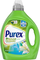 Liquid Laundry Detergent, Natural Elements Linen & Lilies, 2X Concentrated, 126 Loads, 82.5 Fl Oz